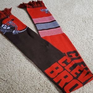 Reversible Knit Cleveland Browns Scarf